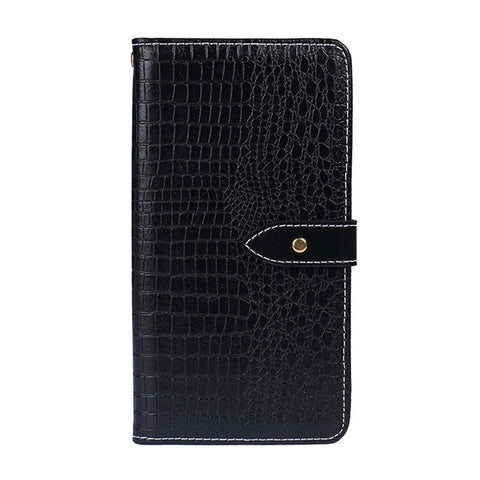 IDEWEI For Xiaomi Redmi 12C 4G Crocodile Texture PU Leather Phone Flip Wallet Case Viewing Stand Anti-scratch Magnetic Clasp Phone Cover