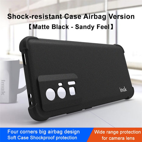 IMAK For Xiaomi Poco F5 Pro 5G / Redmi K60 Pro 5G / K60 5G Drop-proof Phone Case Matte Soft TPU Protective Phone Back Cover