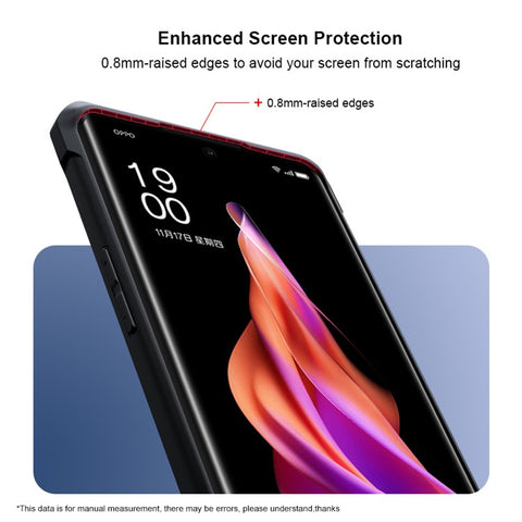 XUNDD For Oppo Reno9 Pro 5G Shockproof Mobile Phone Back Shell Cover Anti-Scratch Acrylic+TPU Transparent Phone Case