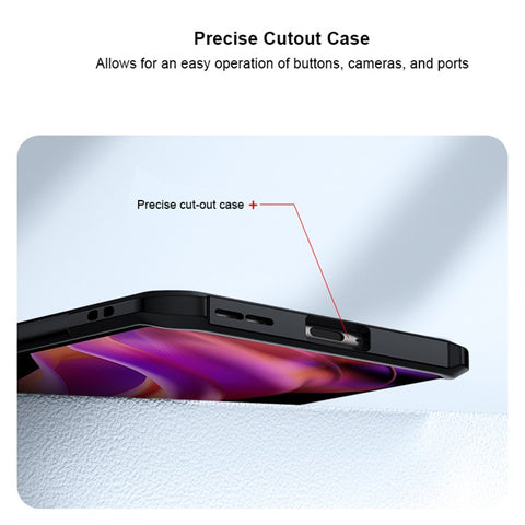 XUNDD For Oppo Reno9 Pro 5G Shockproof Mobile Phone Back Shell Cover Anti-Scratch Acrylic+TPU Transparent Phone Case