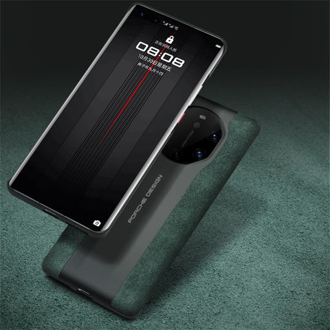 QIALINO Slim Case for Huawei Mate 50 RS Porsche Design 4G Phone Case Hard PC Protective Cover for Men