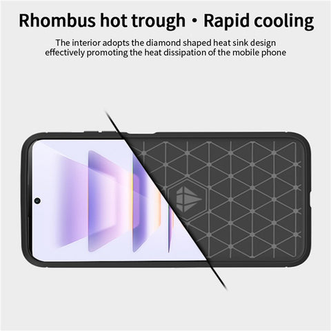 MOFI JK TPU Series-1 for Xiaomi Poco F5 Pro 5G / Redmi K60 Pro 5G / K60 5G Carbon Fiber Phone Case Anti-scratch Brushed TPU Back Cover