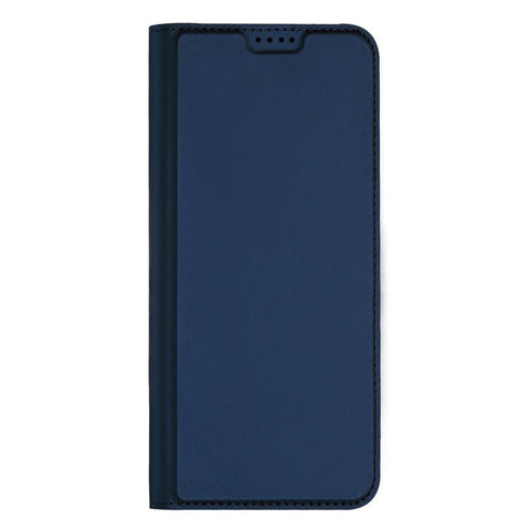 DUX DUCIS Skin Pro Series Leather Case for Xiaomi Redmi 11A 4G / 12C 4G / Poco C55 4G , Card Holder Stand Protective Phone Cover