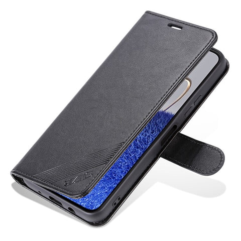 AZNS Mobile Phone Cover for Huawei Enjoy 50z 4G / nova Y61 4G, PU Leather Anti-fall Phone Case with Wallet Stand
