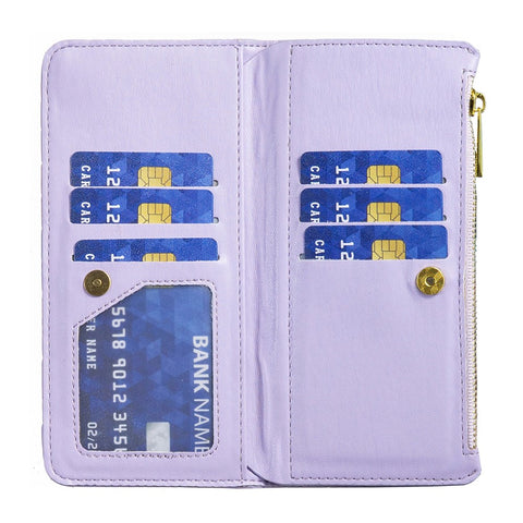 BINFEN COLOR BF Style-15 for Xiaomi Redmi 12C 4G PU Leather Wallet Case Stand Zipper Pocket Phone Anti-drop Cover with Strap