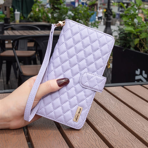 BINFEN COLOR BF Style-15 for Xiaomi Redmi 12C 4G PU Leather Wallet Case Stand Zipper Pocket Phone Anti-drop Cover with Strap