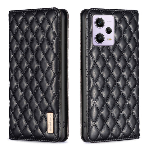 BINFEN COLOR BF Style-16 PU Leather Cover for Xiaomi Redmi Note 12 Pro 5G / Note 12 Pro Speed 5G / Poco X5 Pro 5G Stand Phone Case Card Holder Magnetic Closure Phone Cover