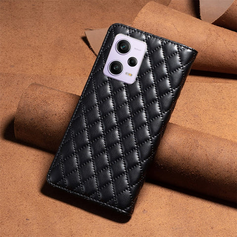 BINFEN COLOR BF Style-16 PU Leather Cover for Xiaomi Redmi Note 12 Pro 5G / Note 12 Pro Speed 5G / Poco X5 Pro 5G Stand Phone Case Card Holder Magnetic Closure Phone Cover