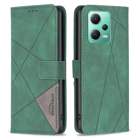 BINFEN COLOR for Xiaomi Poco X5 5G / Redmi Note 12 5G (Global) / (India) / (China) Wallet Case Magnetic Clasp Leather Phone Stand Cover