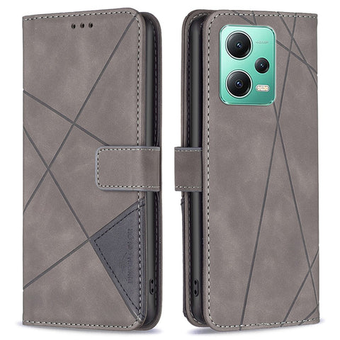 BINFEN COLOR for Xiaomi Poco X5 5G / Redmi Note 12 5G (Global) / (India) / (China) Wallet Case Magnetic Clasp Leather Phone Stand Cover