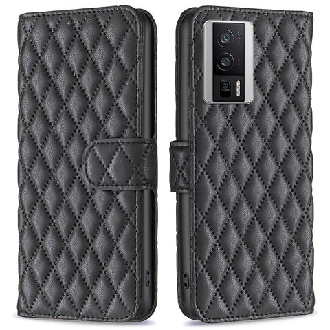 BINFEN COLOR Anti-drop PU Leather Phone Case for Xiaomi Poco F5 Pro 5G / Redmi K60 Pro 5G / K60 5G Wallet Stand BF Style-14 Phone Cover