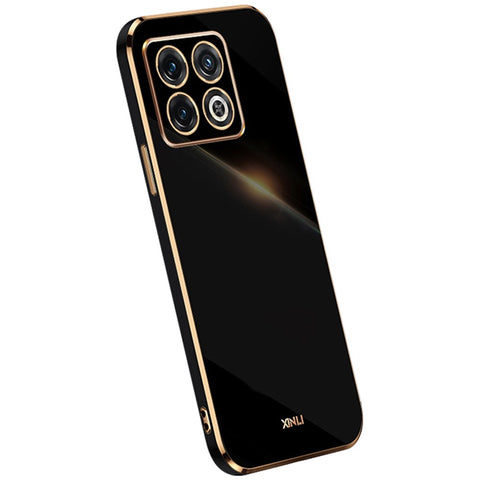 XINLI for OnePlus 10T 5G / Ace Pro 5G Anti-scratch TPU Phone Case, Electroplating Full Camera Lens Protection Cover