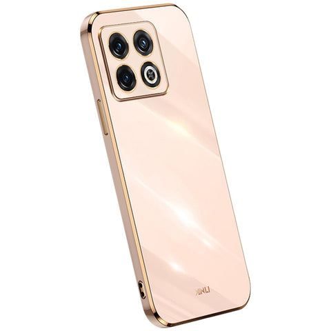 XINLI for OnePlus 10T 5G / Ace Pro 5G Anti-scratch TPU Phone Case, Electroplating Full Camera Lens Protection Cover
