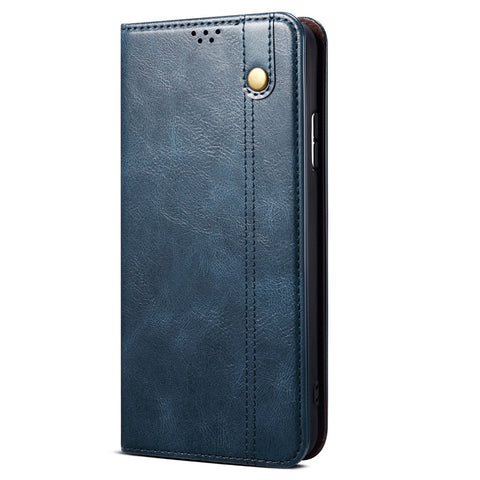 Phone Leather Case for OnePlus 11R 5G / Ace 2 5G , Waxy Crazy Horse Texture Stand Wallet Cell Phone Cover