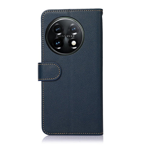 KHAZNEH For OnePlus 11 5G Litchi Texture TPU+PU Leather Phone Case RFID Blocking Flip Stand Wallet Cover
