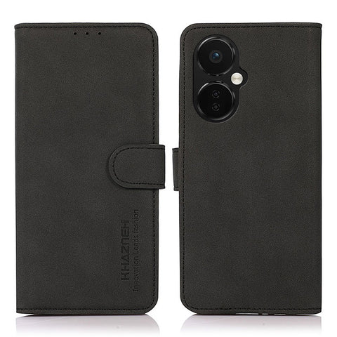KHAZNEH Anti-fall Phone Cover for OnePlus Nord CE 3 Lite 5G / Nord N30 5G , Textured Magnetic Flip Leather Phone Case with Stand Wallet