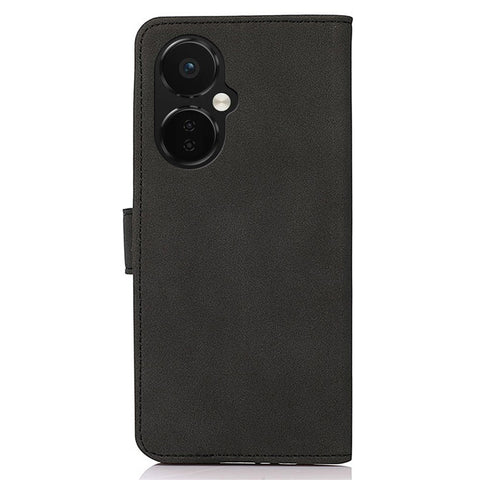 KHAZNEH Anti-fall Phone Cover for OnePlus Nord CE 3 Lite 5G / Nord N30 5G , Textured Magnetic Flip Leather Phone Case with Stand Wallet