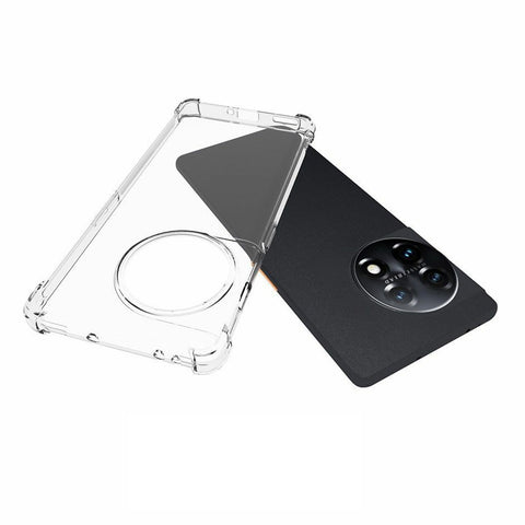 For OnePlus 11R 5G / Ace 2 5G Anti-drop Clear Phone Case Flexible TPU Anti-skid Protective Back Cover