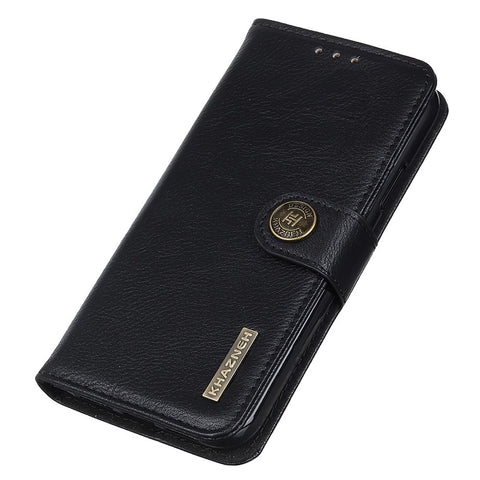 KHAZNEH Protective Phone Case for OnePlus 11 5G , Flip Leather Cowhide Texture Shockproof Phone Cover with Wallet Stand