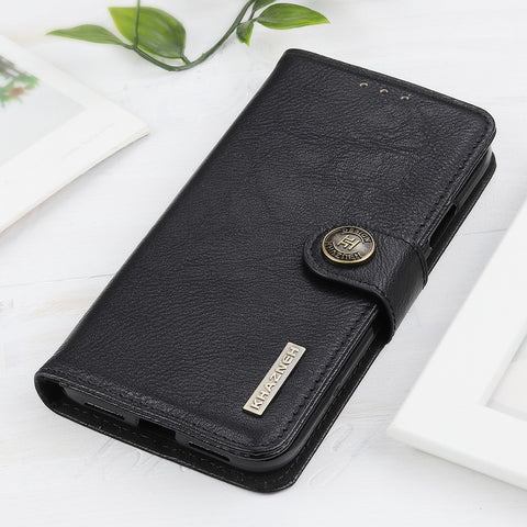 KHAZNEH Protective Phone Case for OnePlus 11 5G , Flip Leather Cowhide Texture Shockproof Phone Cover with Wallet Stand