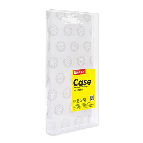 ENKAY HAT PRINCE For Huawei P60 Drop-proof Clear TPU Phone Cover Transparent Phone Case with Anti-slip Strip Edge