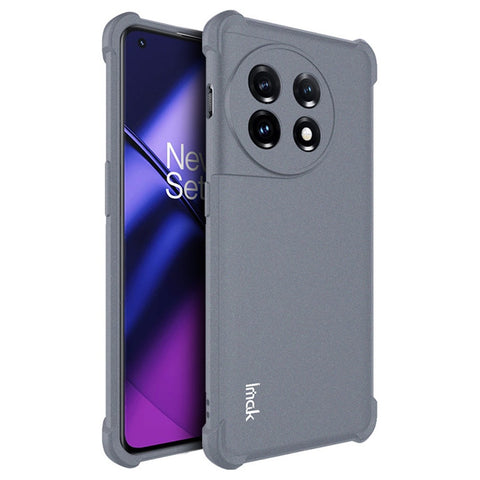 IMAK For OnePlus 11 5G Matte Soft TPU Phone Back Cover Four Corners Airbag Drop-proof Smartphone Case