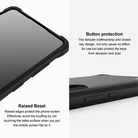 IMAK For OnePlus 11 5G Matte Soft TPU Phone Back Cover Four Corners Airbag Drop-proof Smartphone Case