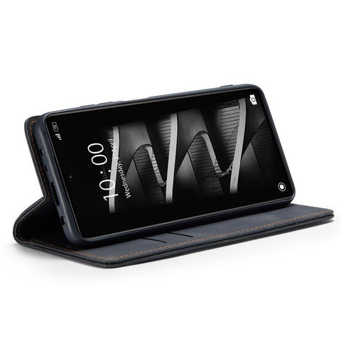 CASEME 013 Series Phone Shell for Xiaomi Redmi Note 12 Pro+ 5G PU Leather Case Wallet Stand Cover