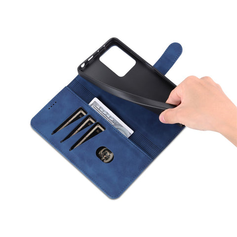 AZNS For Xiaomi Redmi Note 12 Pro+ 5G / Note 12 Explorer 5G (Discovery edition) PU Leather Phone Case Wallet Stand Magnetic Flip Phone Cover