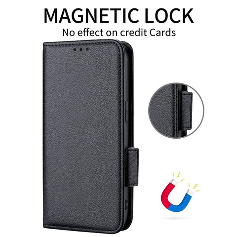 For Oppo A58 5G / A58x 5G / A78 5G Phone Wallet Case Litchi Texture Stand PU Leather Phone Cover
