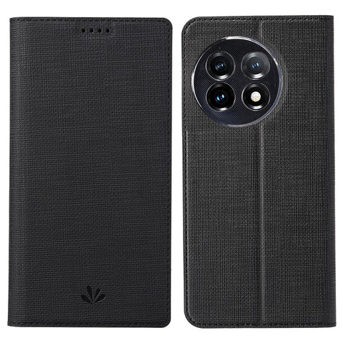 VILI DMX Series for OnePlus 11 5G PU Leather Phone Case Card Slots Mobile Phone Stand Cover