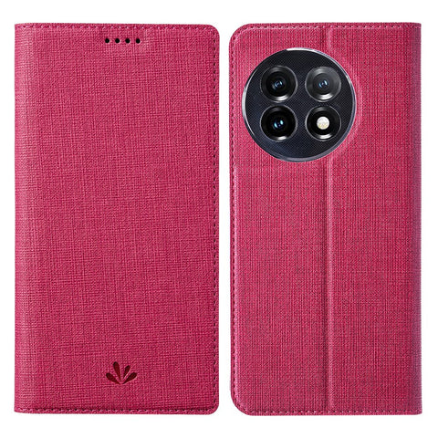 VILI DMX Series for OnePlus 11 5G PU Leather Phone Case Card Slots Mobile Phone Stand Cover