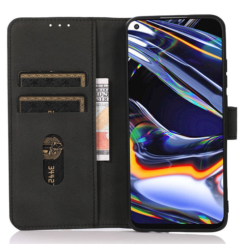 KHAZNEH For Motorola Moto G73 5G Textured Anti-drop Wallet Cover Flip Leather Mobile Phone Case with Stand