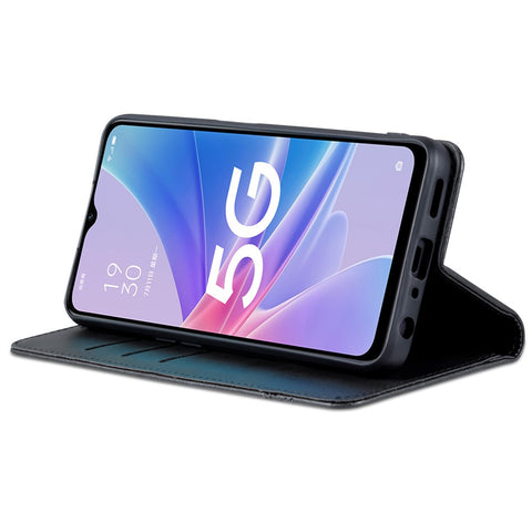 AZNS For Oppo A58 5G / A58x 5G / A78 5G Anti-Scratch Leather Phone Case Stand Wallet Magnetic Flip Cover