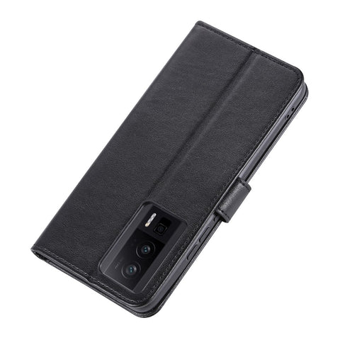 AZNS Phone Leather Case for Xiaomi Poco F5 Pro 5G / Redmi K60 Pro 5G / K60 5G Stand Wallet Protective Phone Cover