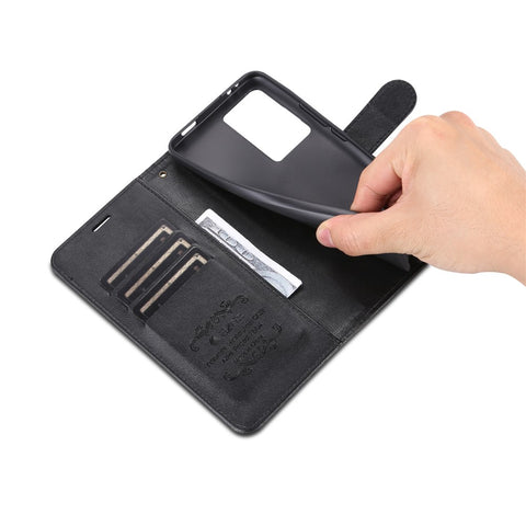 AZNS Phone Leather Case for Xiaomi Poco F5 Pro 5G / Redmi K60 Pro 5G / K60 5G Stand Wallet Protective Phone Cover