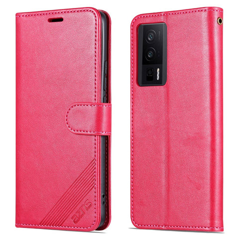 AZNS Phone Leather Case for Xiaomi Poco F5 Pro 5G / Redmi K60 Pro 5G / K60 5G Stand Wallet Protective Phone Cover