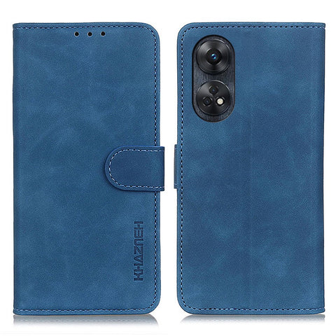 KHAZNEH For Oppo Reno8 T 4G Retro Texture Phone Case PU Leather Stand Wallet Phone Cover