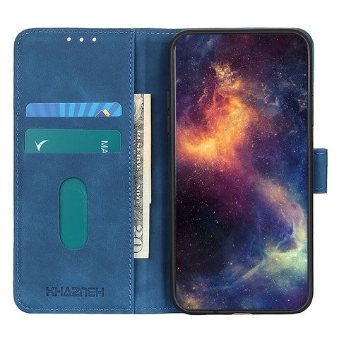 KHAZNEH For Oppo Reno8 T 4G Retro Texture Phone Case PU Leather Stand Wallet Phone Cover