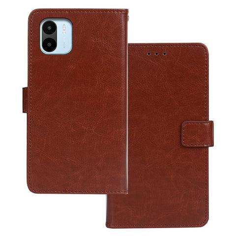 IDEWEI Shockproof Cover for Xiaomi Redmi A2 4G / A1 4G PU Leather Wallet Stand Crazy Horse Texture Phone Case
