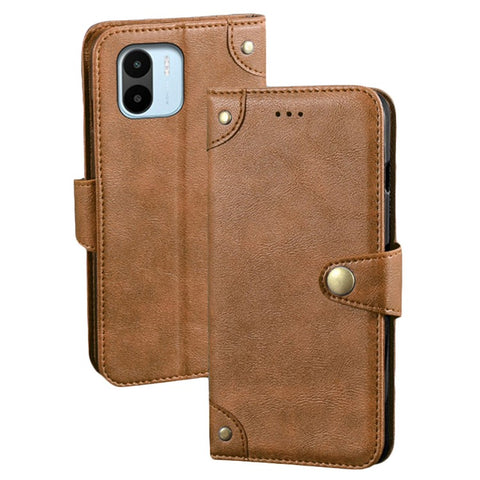 IDEWEI Protective Phone Case for Xiaomi Redmi A2 4G / A1 4G , Flip Leather Wallet Cell Phone Stand Cover