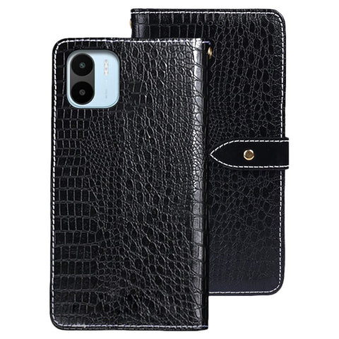 IDEWEI For Xiaomi Redmi A2 4G / A1 4G Shockproof Flip Leather Phone Cover Crocodile Texture Stand Wallet Phone Case