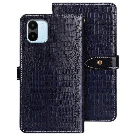 IDEWEI For Xiaomi Redmi A2 4G / A1 4G Shockproof Flip Leather Phone Cover Crocodile Texture Stand Wallet Phone Case