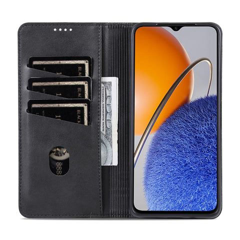 AZNS For Huawei Enjoy 50z 4G / nova Y61 4G Flip Leather Phone Case Wallet Stand Magnetic Phone Cover
