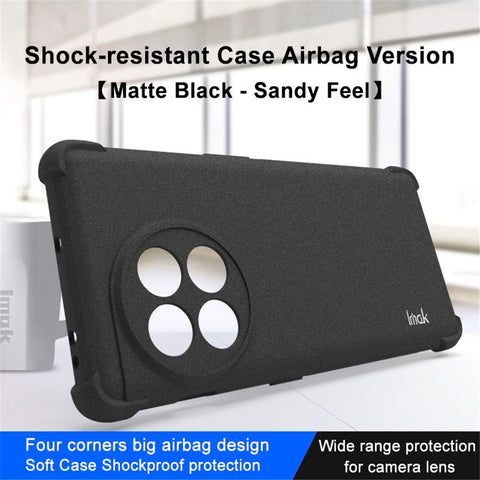 IMAK For OnePlus Ace 2 5G / 11R 5G Matte Phone Case Four Corners Airbag Anti-drop TPU Phone Cover