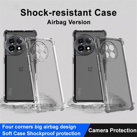 IMAK For OnePlus Ace 2 5G / 11R 5G Phone TPU Case Four Corner Airbag Smartphone Protective Cover