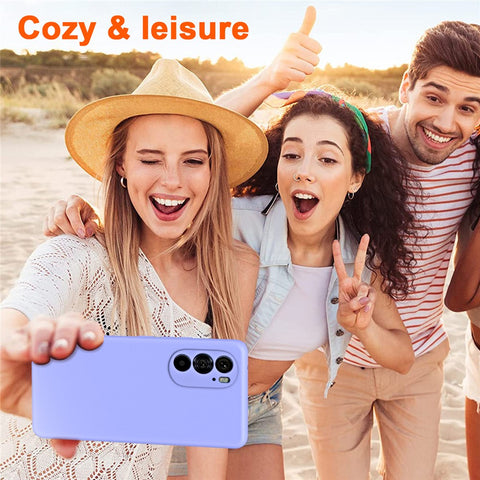 For Motorola Edge X30 / 30 Pro (Motorola Edge+ (2022)) Rubberized Back Cover with Fiber Lining 2.2mm Thickness TPU Phone Case