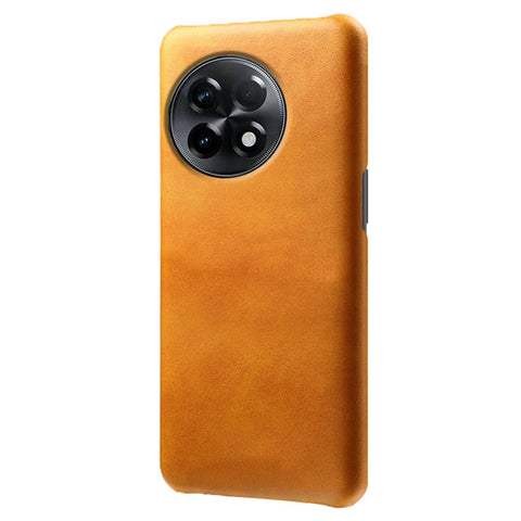For OnePlus 11R 5G / Ace 2 5G Anti-scratch PU Leather+PC Mobile Phone Case Calf Texture Cell Phone Cover