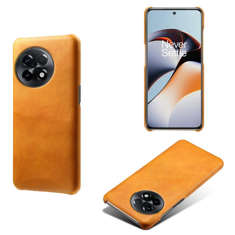 For OnePlus 11R 5G / Ace 2 5G Anti-scratch PU Leather+PC Mobile Phone Case Calf Texture Cell Phone Cover