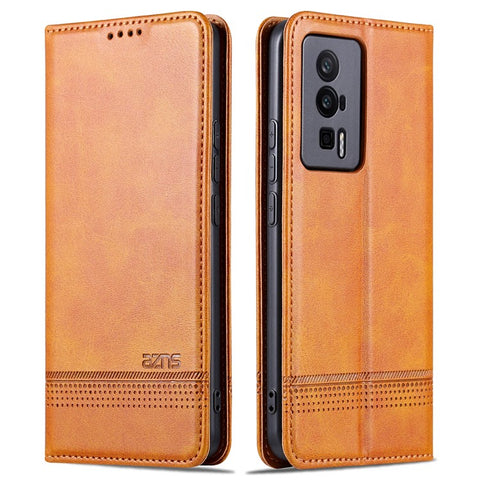 AZNS For Xiaomi Poco F5 Pro 5G / Redmi K60 Pro 5G / K60 5G Leather Phone Case Stand Phone Wallet Cover